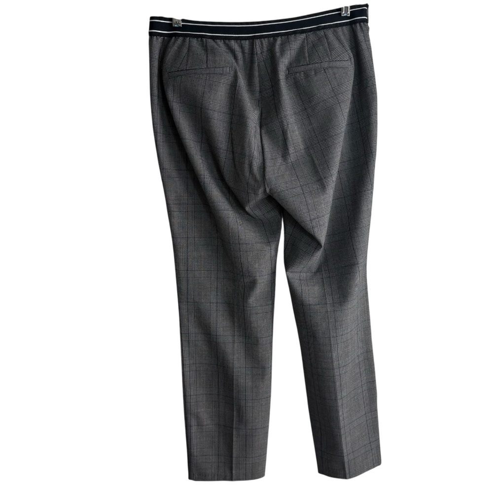 ZARA BASIC Plaid Ankle Trousers in Gray Size XL — Perfect for Fall!!! - Picture 3 of 7